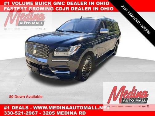 Blue 2019 Lincoln Navigator L Black Label