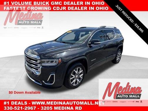 Carbon Black Metallic 2020 GMC Acadia SLT