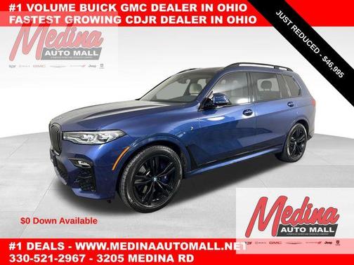 Phytonic Blue Metallic 2022 BMW X7 xDrive40i