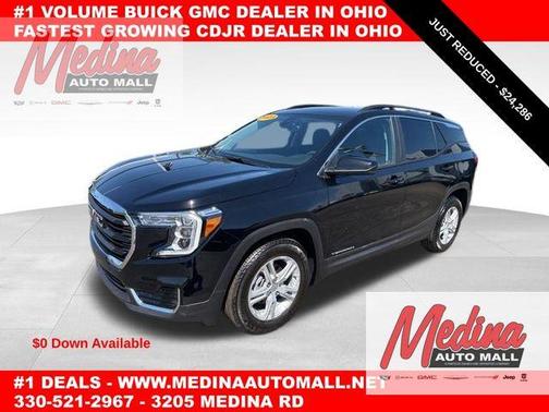 Ebony Twilight Metallic 2023 GMC Terrain SLE