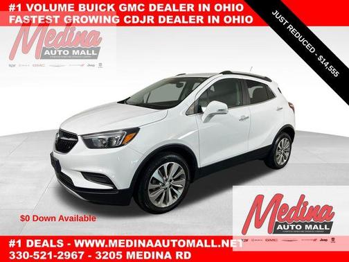 Summit White 2019 Buick Encore Preferred