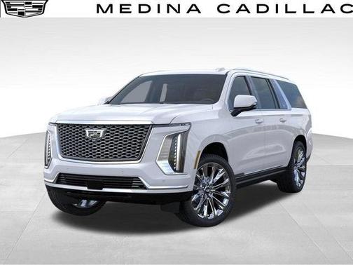 Vibrant White 2026 Cadillac Escalade ESV Platinum Luxury