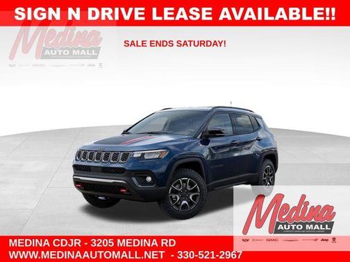 Fathom Blue Pearlcoat 2026 Jeep Compass Trailhawk