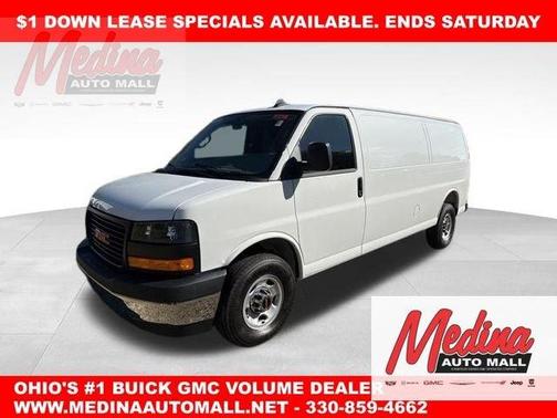 Summit White 2025 GMC Savana 2500 Work Van