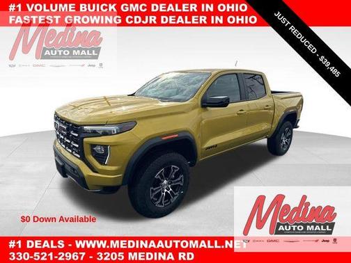 Solar Flare Metallic 2023 GMC Canyon AT4