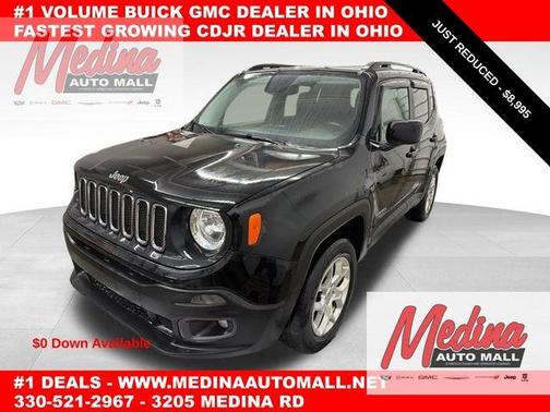 Black 2017 Jeep Renegade Latitude