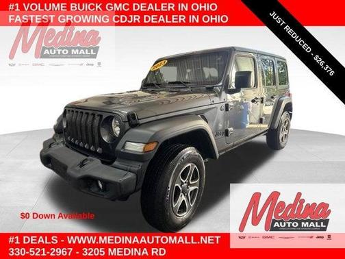 Granite Crystal Clearcoat Metallic 2023 Jeep Wrangler Sport