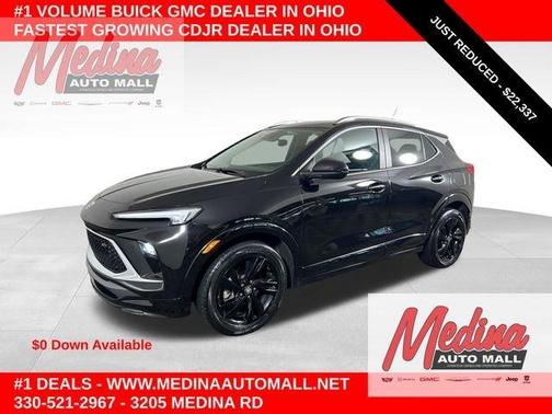 Ebony Twilight Metallic 2024 Buick Encore GX Sport Touring