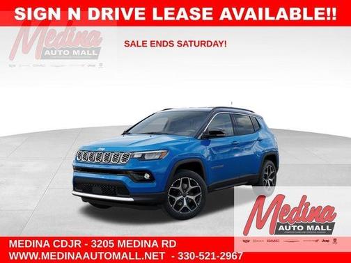 Hydro Blue Pearl 2026 Jeep Compass Limited