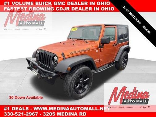 Mango Tango Pearlcoat 2010 Jeep Wrangler Sport