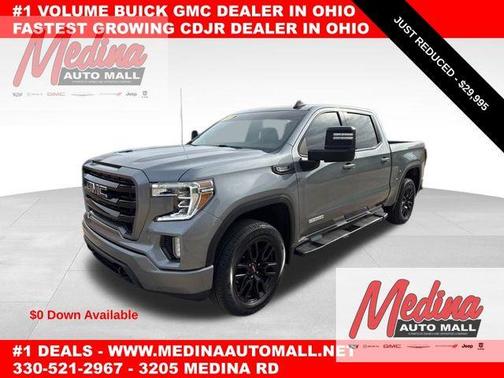 Satin Steel Metallic 2021 GMC Sierra 1500 Elevation