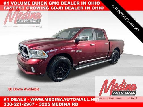 Red 2017 RAM 1500 Longhorn