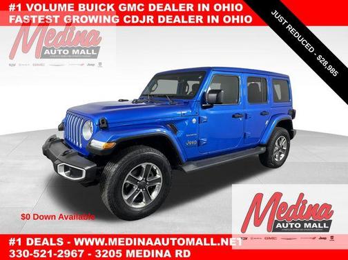 Hydro Blue Pearlcoat 2022 Jeep Wrangler Unlimited Sahara