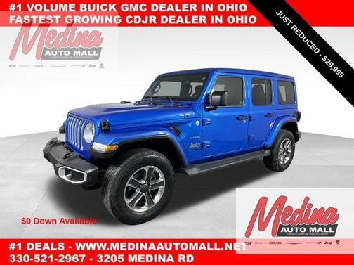 Hydro Blue Pearlcoat 2022 Jeep Wrangler Unlimited Sahara
