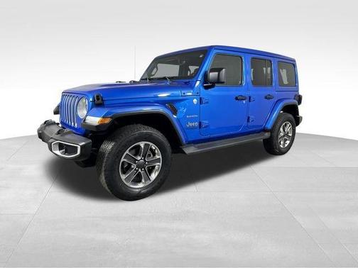 Hydro Blue Pearlcoat 2022 Jeep Wrangler Unlimited Sahara