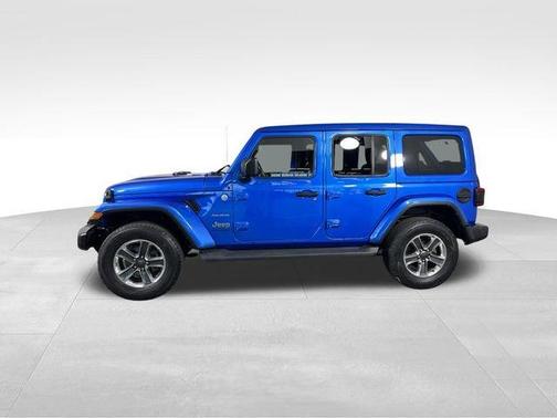 Hydro Blue Pearlcoat 2022 Jeep Wrangler Unlimited Sahara