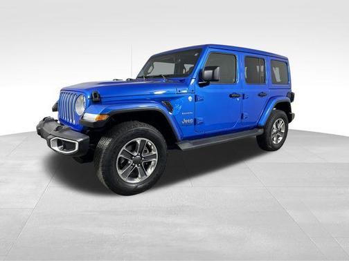 Hydro Blue Pearlcoat 2022 Jeep Wrangler Unlimited Sahara