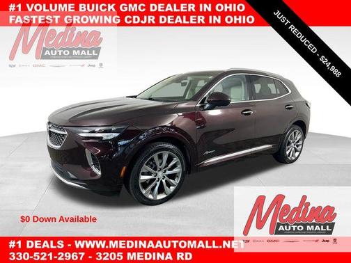 Rich Garnet Metallic 2021 Buick Envision Avenir