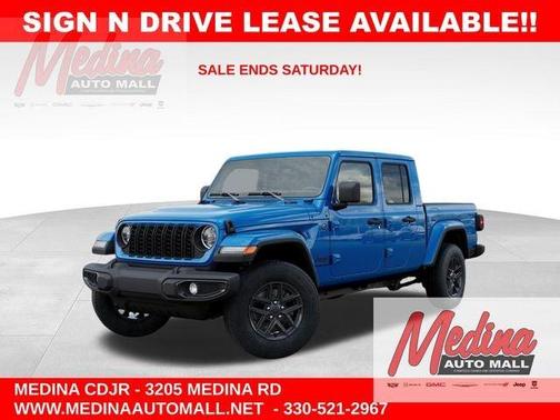 Hydro Blue Pearl 2026 Jeep Gladiator Sport
