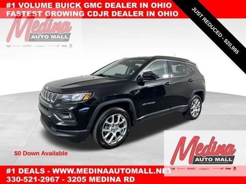 Diamond Black 2022 Jeep Compass Latitude Lux