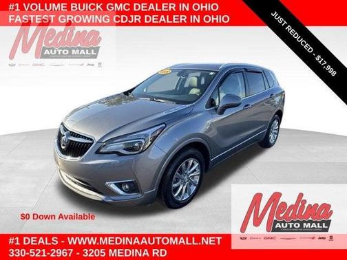 Satin Steel Gray Metallic 2020 Buick Envision Essence