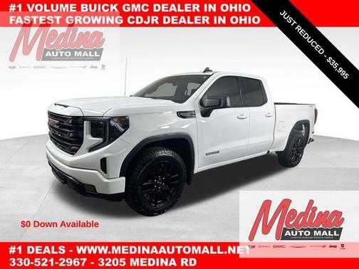 Summit White 2023 GMC Sierra 1500 Elevation