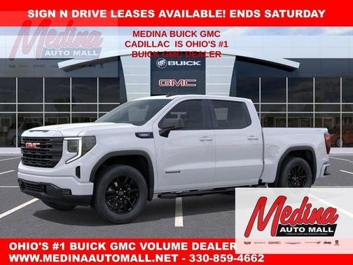 Summit White 2026 GMC Sierra 1500 Elevation