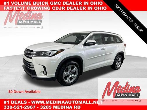 Blizzard Pearl 2017 Toyota Highlander Limited