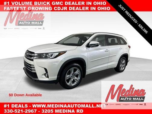 Blizzard Pearl 2017 Toyota Highlander Limited