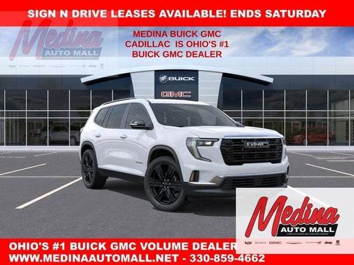 Summit White 2026 GMC Acadia Elevation