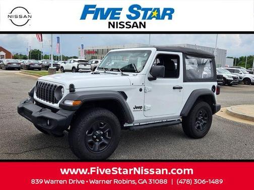 Bright White Clearcoat 2025 Jeep Wrangler Sport