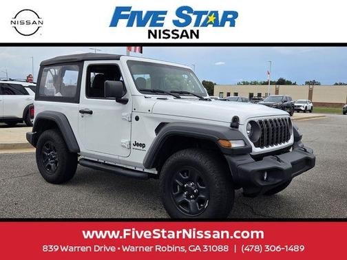 Bright White Clearcoat 2025 Jeep Wrangler Sport