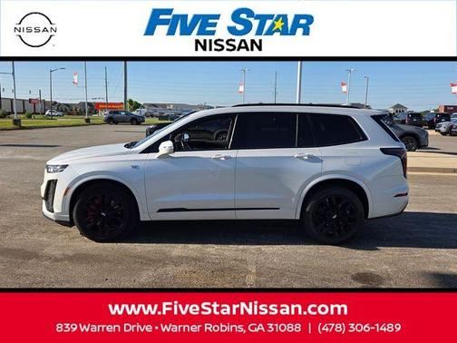 Crystal White 2023 Cadillac XT6 Sport AWD
