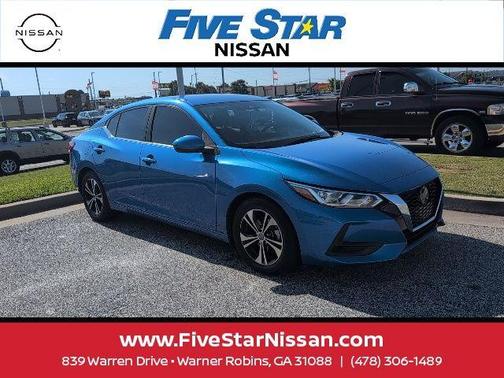 Electric Blue Metallic 2023 Nissan Sentra SV