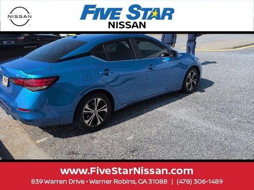 Electric Blue Metallic 2023 Nissan Sentra SV