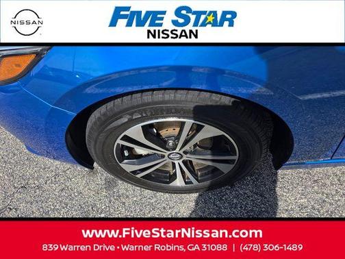 Electric Blue Metallic 2023 Nissan Sentra SV