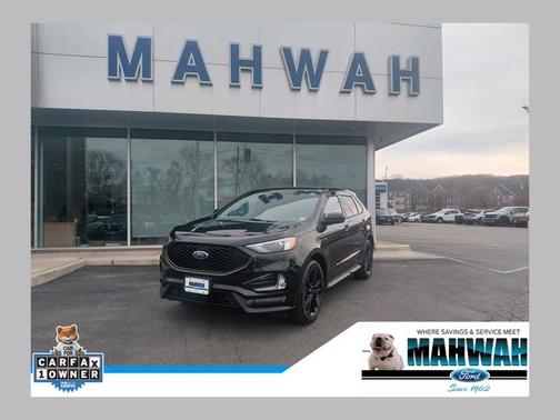 AGATE BLACK METALLIC 2023 Ford Edge ST LINE