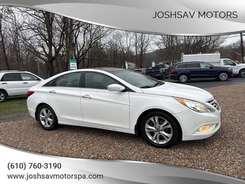 Shimmering White Mica 2013 Hyundai SONATA Limited