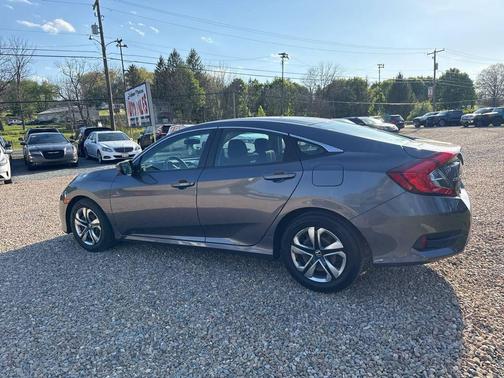 Modern Steel Metallic 2018 Honda Civic LX