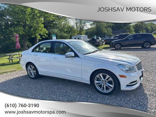 White 2013 Mercedes-Benz C-Class C 300 4MATIC Luxury