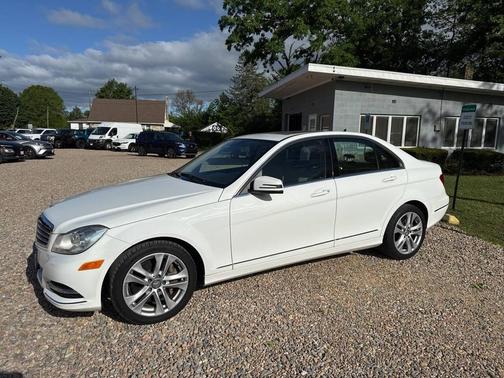 White 2013 Mercedes-Benz C-Class C 300 4MATIC Luxury