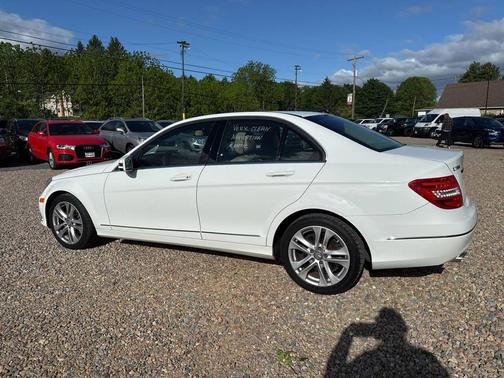 White 2013 Mercedes-Benz C-Class C 300 4MATIC Luxury