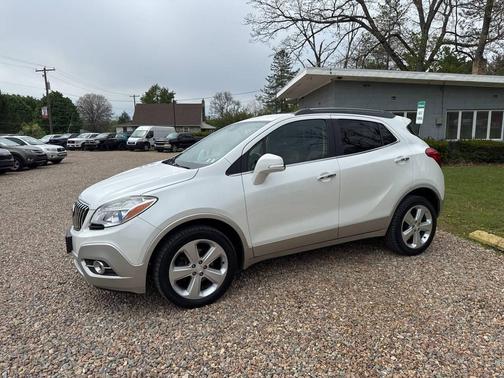 White Pearl Tricoat 2015 Buick Encore Leather