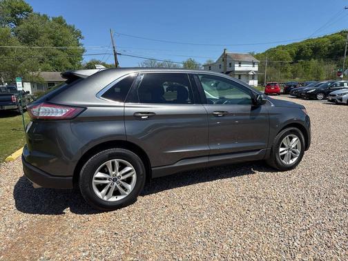 White Platinum Metallic Tri-Coat 2017 Ford Edge SEL