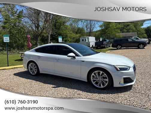 Glacier White Metallic 2020 Audi A5 Sportback 45 Premium Plus