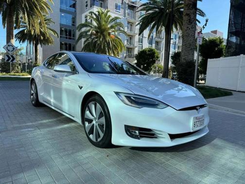 Pearl White Multi 2020 Tesla Model S Long Range Plus