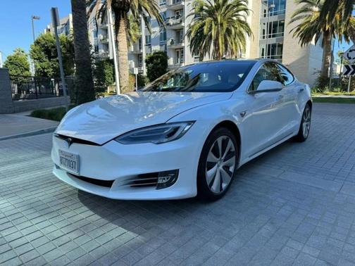 Pearl White Multi 2020 Tesla Model S Long Range Plus