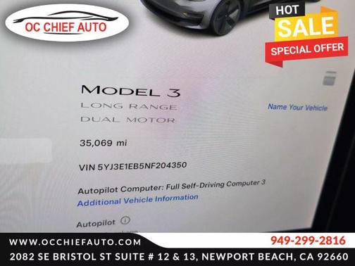 2022 Tesla Model 3 Long Range
