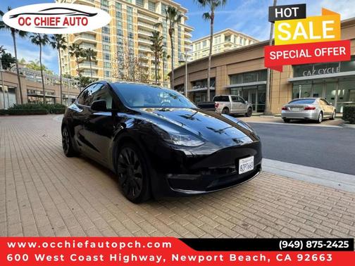 Black 2022 Tesla Model Y Performance