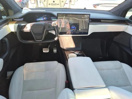 Deep Blue Metallic 2021 Tesla Model X Performance